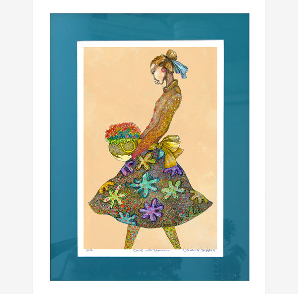 Girl With Daisies - # 1