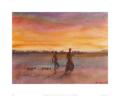 Boy, Girl and Two Dogs Patrick Bradfield