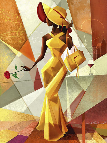 Night Out in Yellow Salaam Muhammad