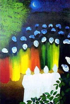 Baptism Under a Crescent Moon Bernard Hoyes