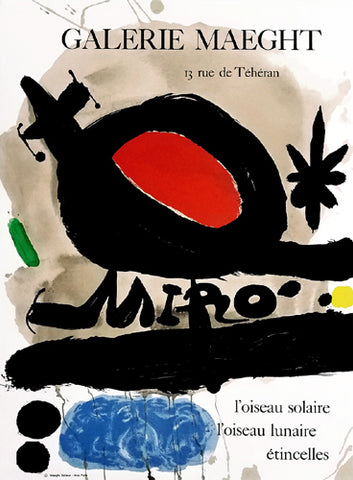 L'Oiseau Solaire, L'Oiseau Lunaire, Etincelles Joan Miró