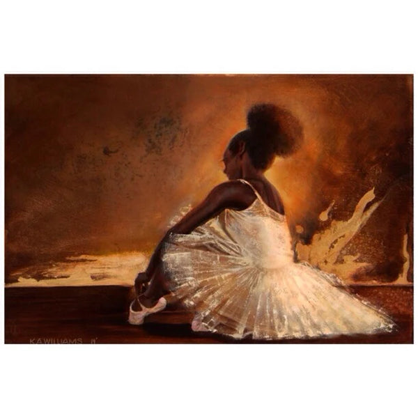 Ballerina Noir Limited Edition 25 Giclee on Canvas Hand Embellished 18 x 24