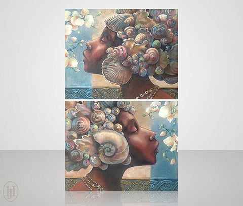 EBONY GODDESSES LARGE CANVAS