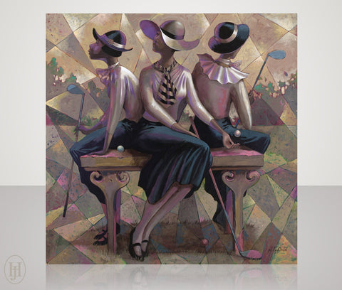 LADIES OF GOLF LARGE CANVAS