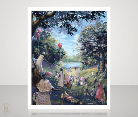 RIVER JUBILEE LARGE CANVAS