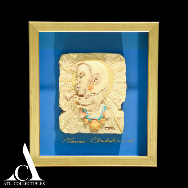 Thomas Blackshear Ebony Vision Summertime Bas-Relief Plaque