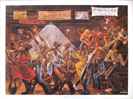 Sugar Shack by Ernie Barnes