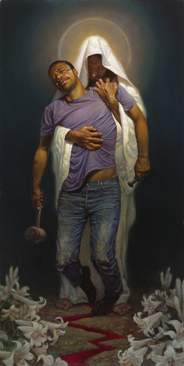 Thomas Blackshear "Forgiven II" Limited Edition Hand Signed Collectible Print with Certificate of Authenticity